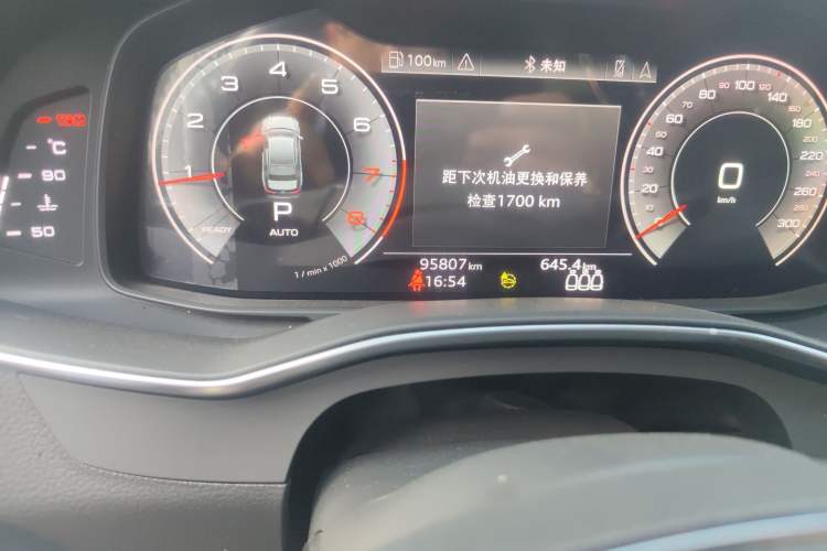 Used Audi A6L 2022 45 TFSI Prestige Dynamic Edition Odometer Close Up