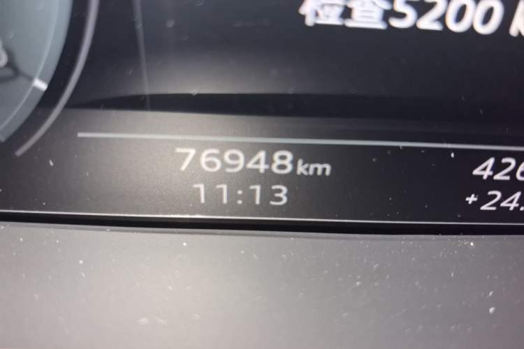 Used Audi A6L 2022 45 TFSI quattro Prestige Dynamic Edition Odometer Close Up