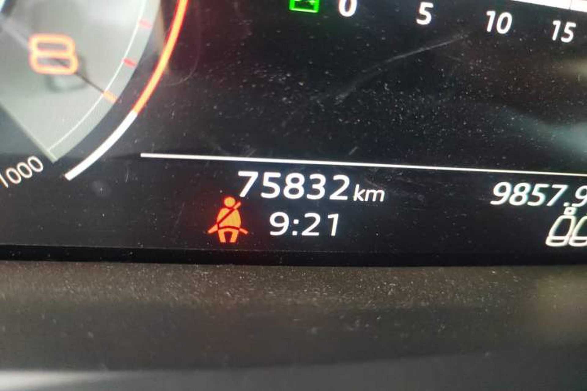 Used Audi A6L 2022 40 TFSI Luxury Dynamic Model Odometer Close Up