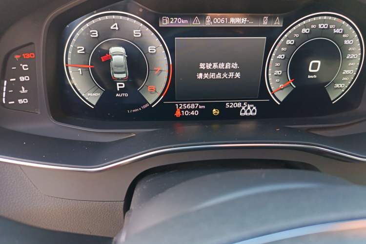Used Audi A6L 2022 45 TFSI Prestige Dynamic Edition Odometer Close Up