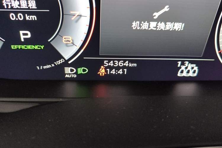 Used Audi A6L 2022 45 TFSI Prestige Dynamic Edition Odometer Close Up