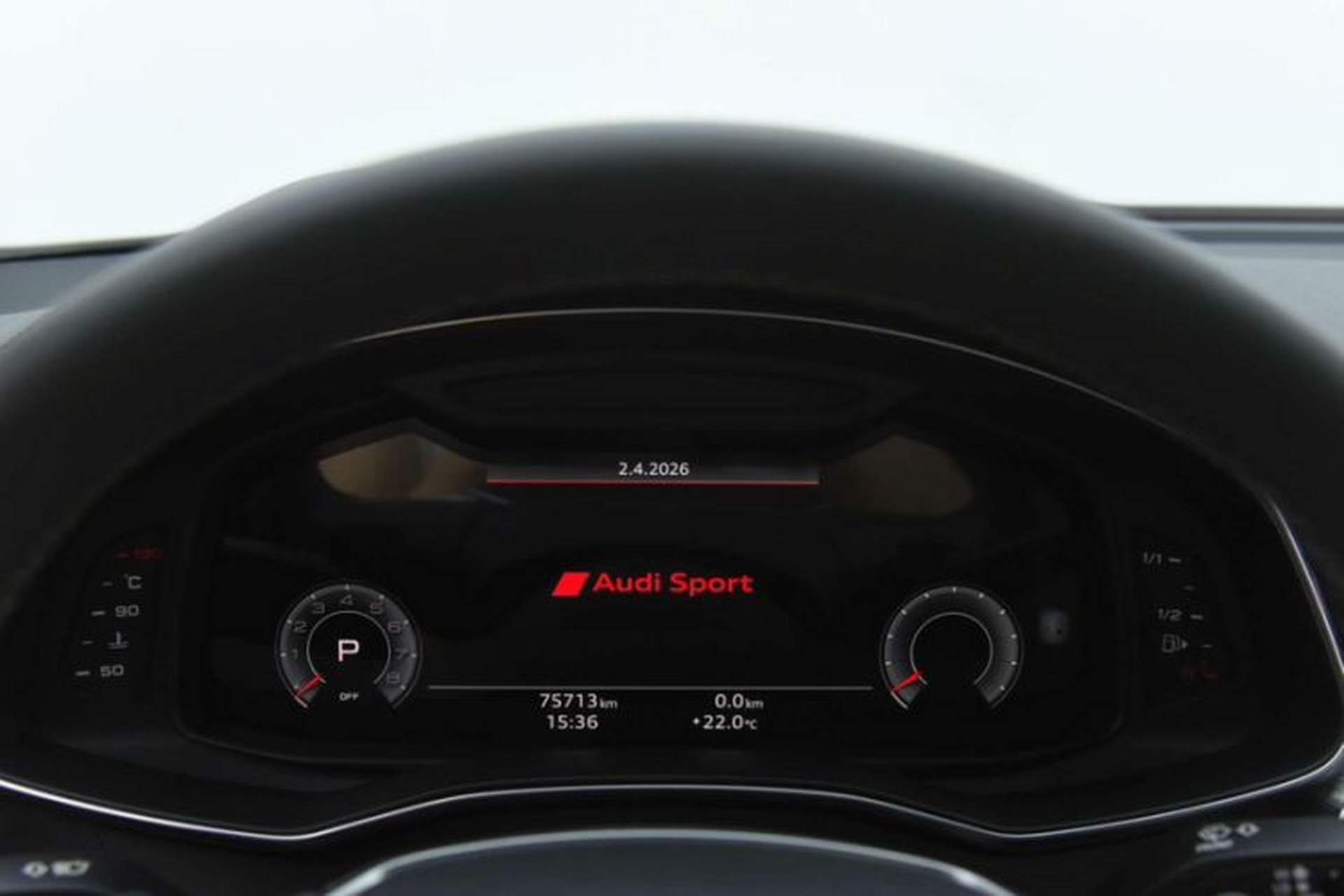 Used Audi A6L 2022 40 TFSI Luxury Dynamic Model Odometer Close Up