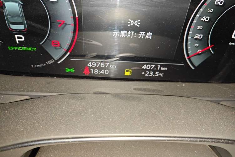 Used Audi A6L 2022 45 TFSI Prestige Dynamic Edition Odometer Close Up