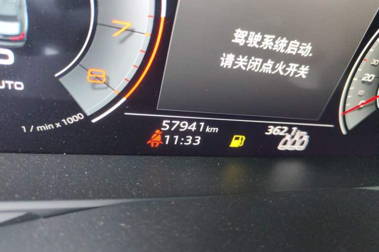 Used Audi A6L 2022 45 TFSI Prestige Dynamic Edition Odometer Close Up