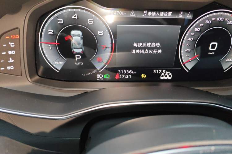 Used Audi A6L 2022 40 TFSI Luxury Dynamic Model Odometer Close Up