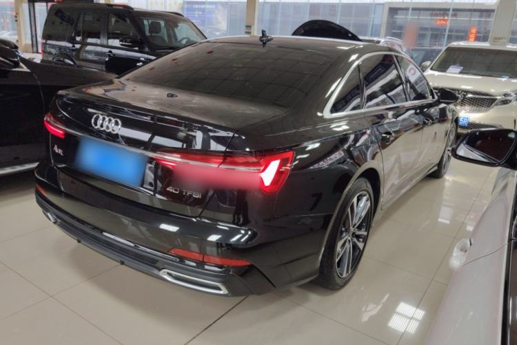 Used Audi A6L 2022 40 TFSI Luxury Dynamic Model Rear Right 45 Deg