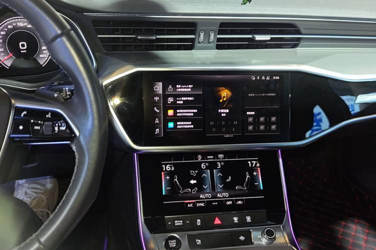 Used Audi A6L 2022 45 TFSI Prestige Dynamic Edition Audio And AC Panel