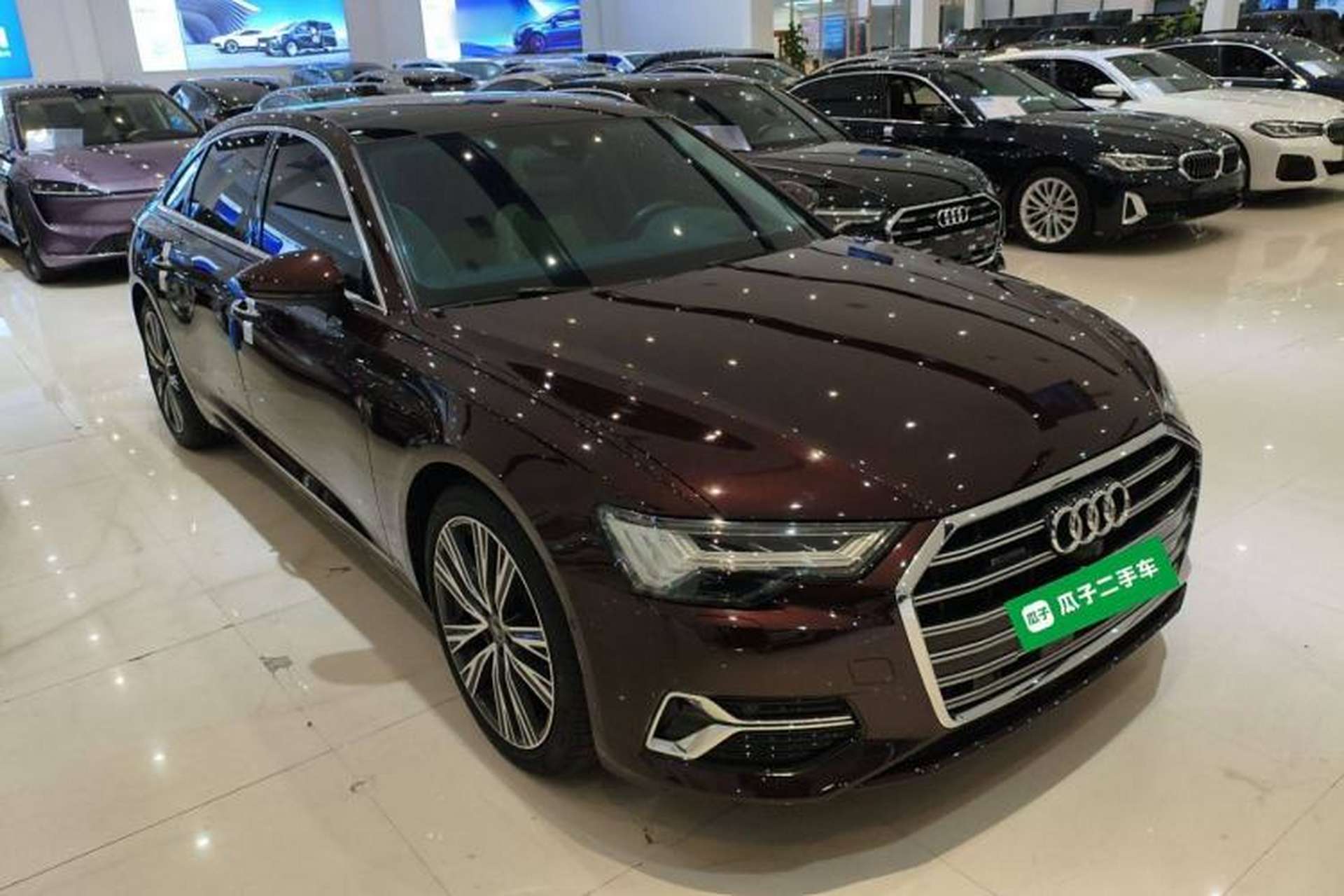 Used Audi A6L 2022 55 TFSI quattro Prestige Edition Front Right 45 Deg