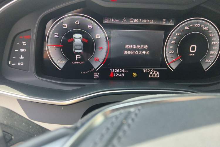 Used Audi A6L 2022 55 TFSI quattro Prestige Elegant Edition Odometer Close Up