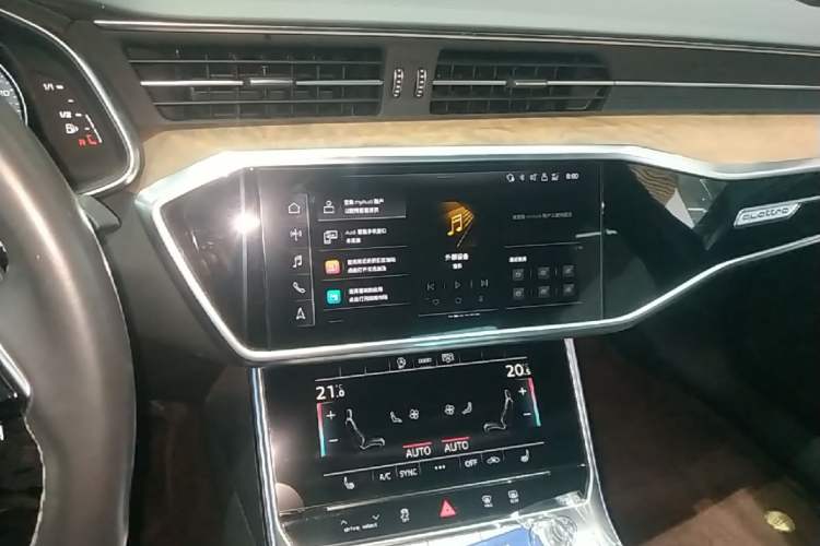 Used Audi A6L 2023 45 TFSI quattro Prestige Dynamic Edition Audio And AC Panel