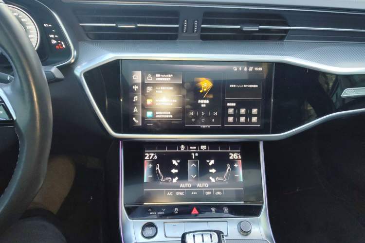 Used Audi A6L 2023 40 TFSI Luxury Dynamic Model Audio And AC Panel