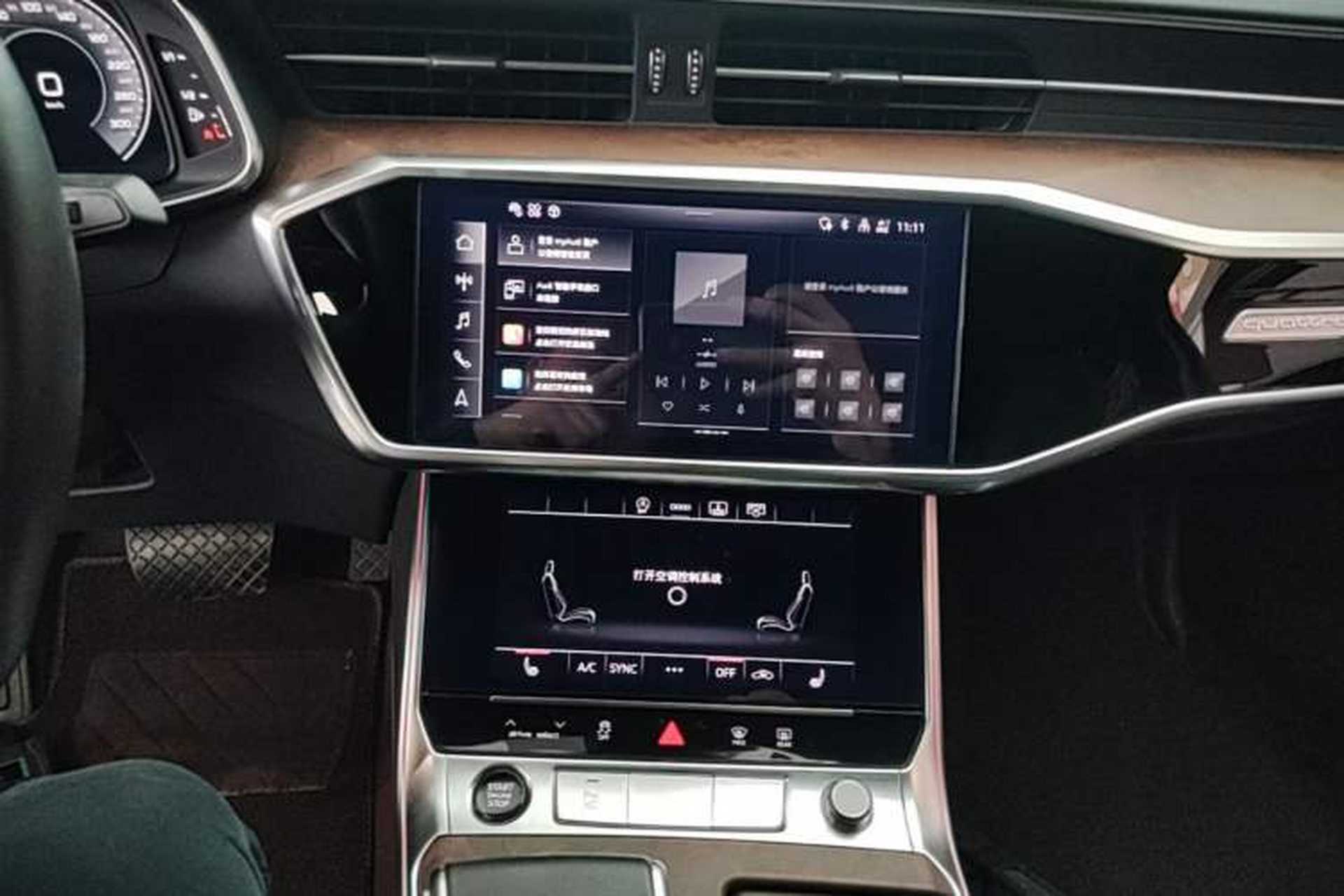Used Audi A6L 2023 55 TFSI quattro Prestige Dynamic Edition Audio And AC Panel