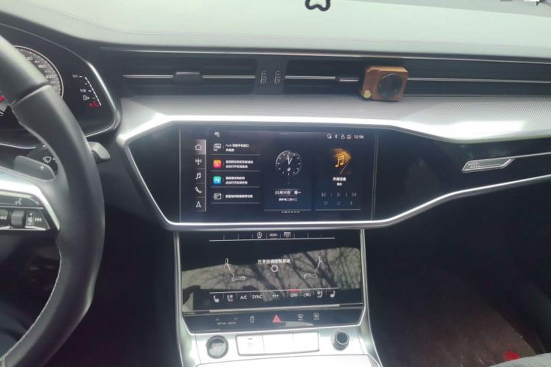 Used Audi A6L 2023 45 TFSI Prestige Dynamic Edition Audio And AC Panel
