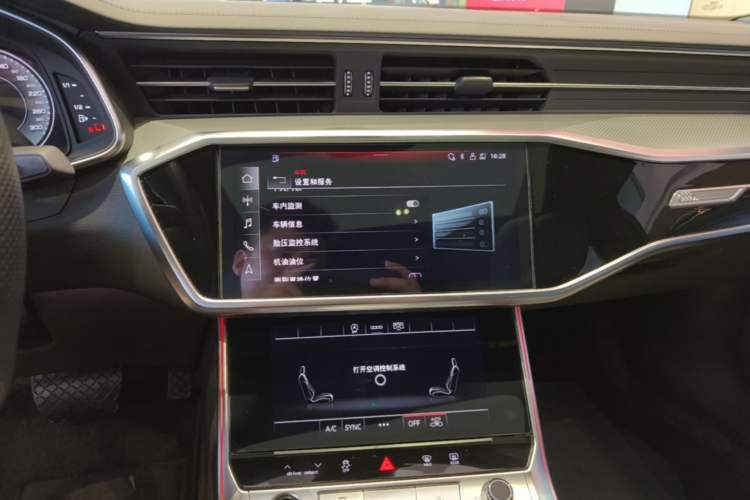 Used Audi A6L 2023 Revised 45 TFSI Prestige Dynamic Edition Audio And AC Panel