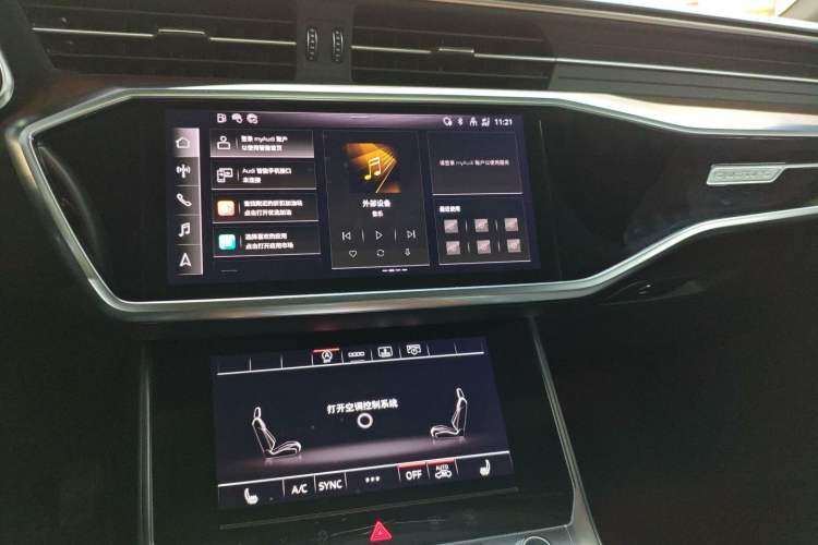 Used Audi A6L 2023 55 TFSI quattro Prestige Dynamic Edition Audio And AC Panel