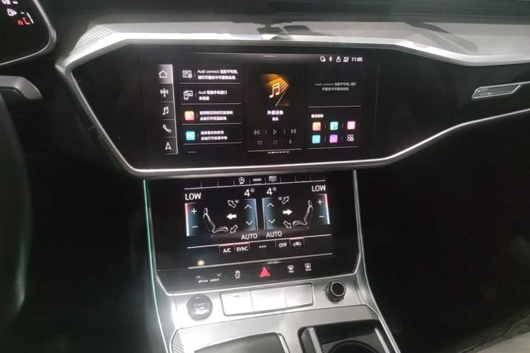 Used Audi A6L 2023 45 TFSI Prestige Dynamic Edition Audio And AC Panel