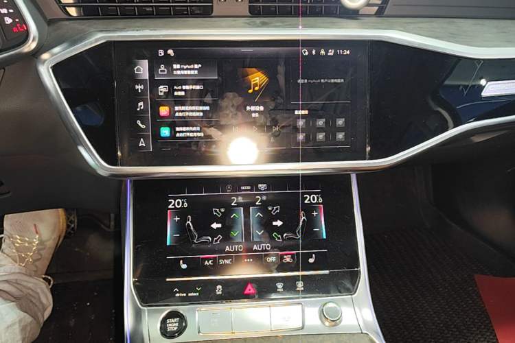 Used Audi A6L 2023 45 TFSI quattro Prestige Elegant Edition Audio And AC Panel