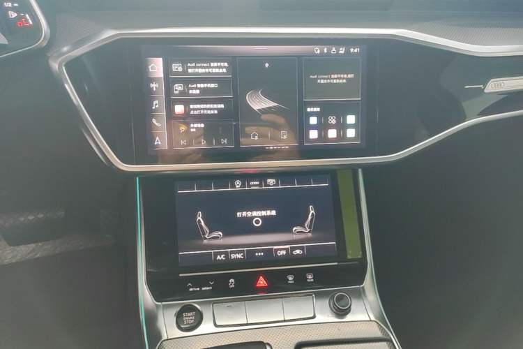 Used Audi A6L 2023 40 TFSI Luxury Dynamic Model Audio And AC Panel