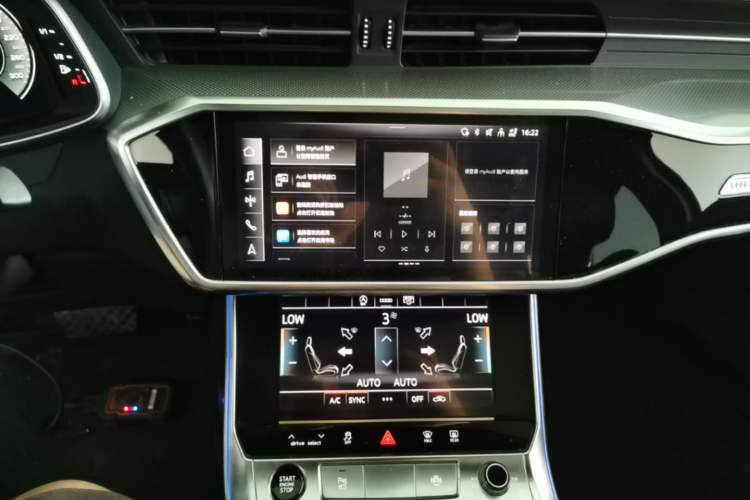 Used Audi A6L 2023 40 TFSI Luxury Dynamic Model Audio And AC Panel