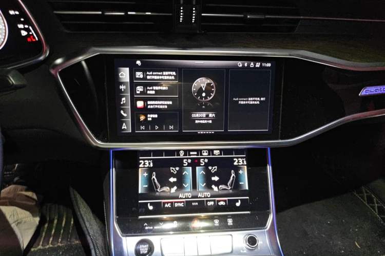 Used Audi A6L 2023 Updated 55 TFSI quattro Prestige Dynamic Edition Audio And AC Panel
