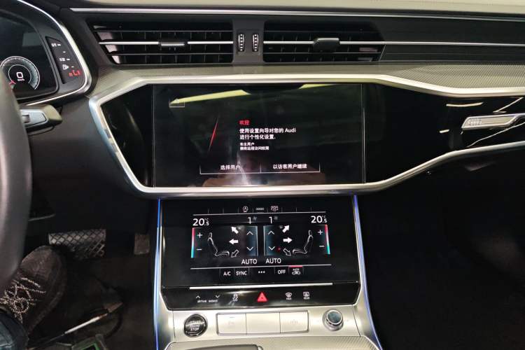 Used Audi A6L 2023 45 TFSI Prestige Dynamic Edition Audio And AC Panel