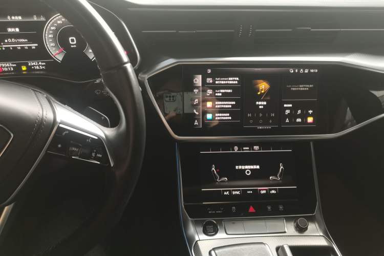 Used Audi A6L 2023 40 TFSI Luxury Dynamic Model Audio And AC Panel
