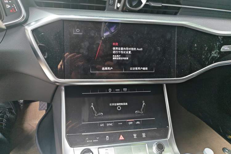 Used Audi A6L 2023 Revised 45 TFSI Prestige Dynamic Edition Audio And AC Panel