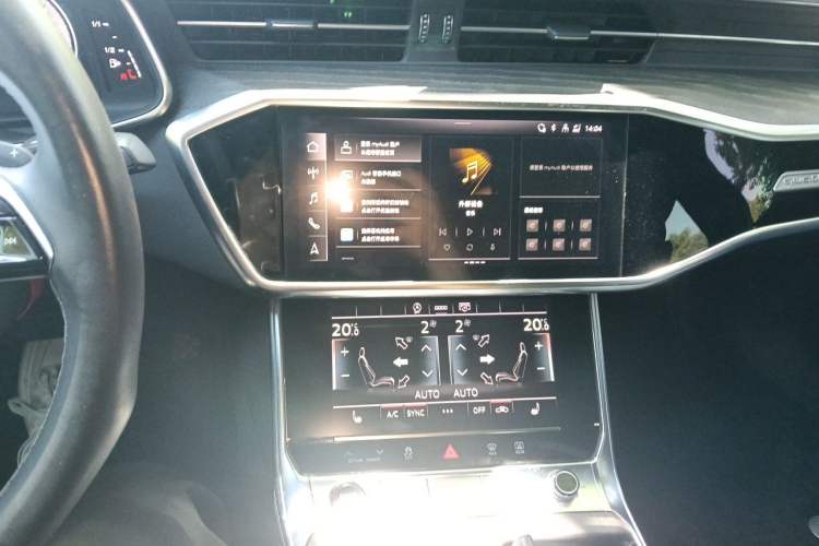 Used Audi A6L 2023 45 TFSI quattro Prestige Dynamic Edition Audio And AC Panel