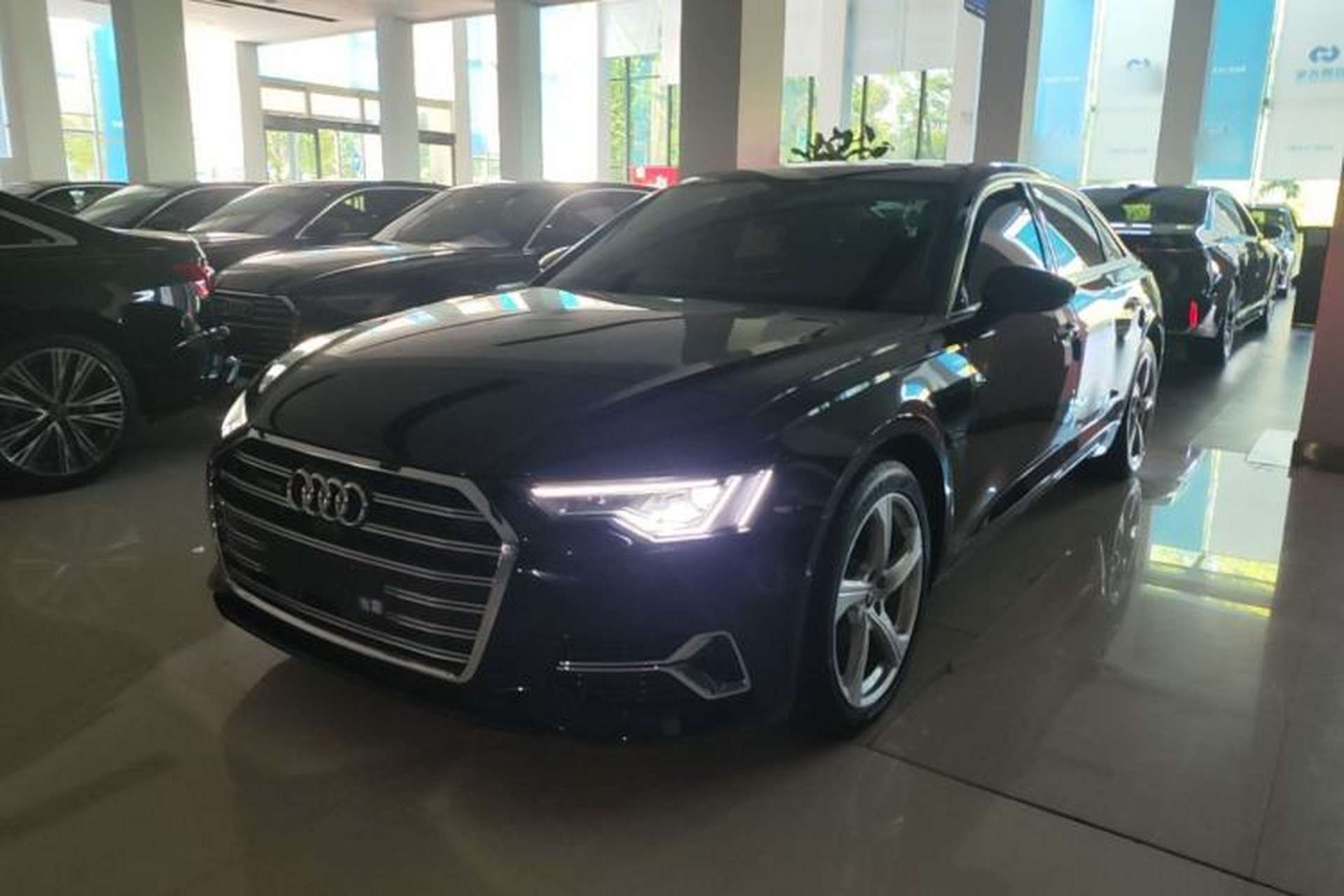 Used Audi A6L 2023 Revised 45 TFSI quattro Prestige Elegant Edition Front Left 45 Deg