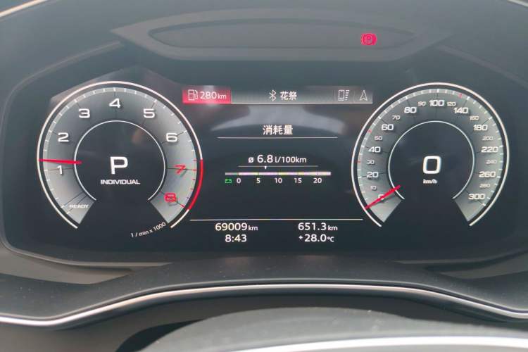 Used Audi A6L 2023 40 TFSI Luxury Dynamic Model Instrument Cluster