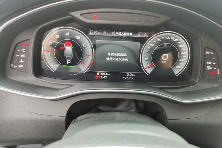 Used Audi A6L 2023 45 TFSI Prestige Elegant Edition Odometer Close Up