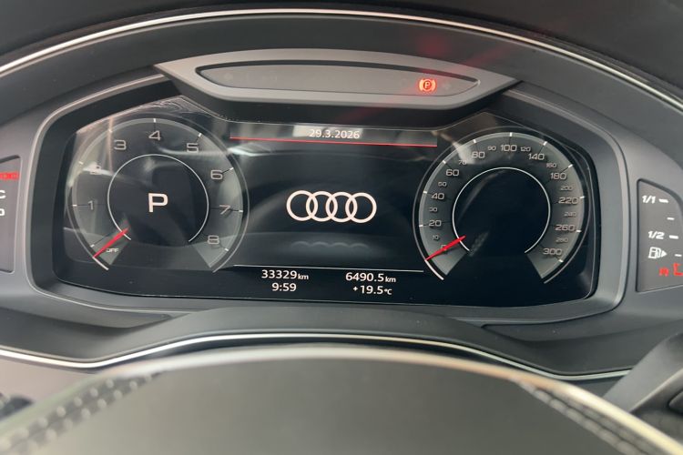 Used Audi A6L 2023 45 TFSI Prestige Elegant Edition Odometer Close Up