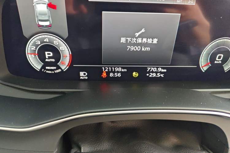 Used Audi A6L 2023 45 TFSI quattro Prestige Elegant Edition Odometer Close Up