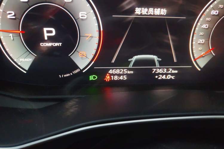 Used Audi A6L 2023 45 TFSI quattro Prestige Dynamic Edition Odometer Close Up