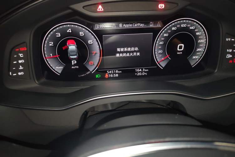 Used Audi A6L 2023 45 TFSI Prestige Dynamic Edition Odometer Close Up