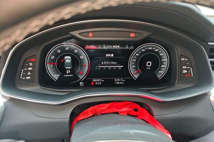 Used Audi A6L 2023 Revised 45 TFSI Prestige Dynamic Edition Odometer Close Up