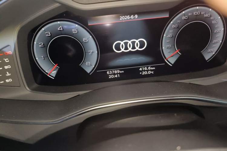 Used Audi A6L 2023 Revised 45 TFSI Prestige Dynamic Edition Odometer Close Up