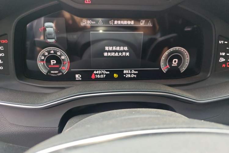 Used Audi A6L 2023 40 TFSI Luxury Dynamic Model Odometer Close Up