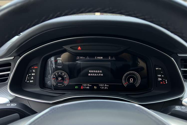 Used Audi A6L 2023 Revised 45 TFSI Prestige Elegant Edition Odometer Close Up