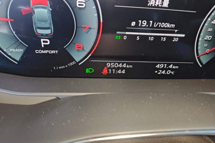 Used Audi A6L 2023 40 TFSI Luxury Prestige Edition Odometer Close Up