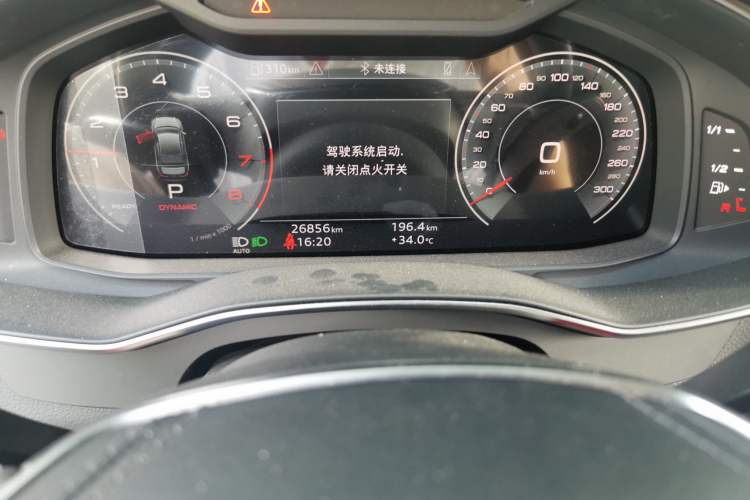 Used Audi A6L 2023 Revised 45 TFSI Prestige Dynamic Edition Odometer Close Up