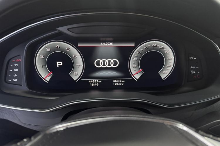 Used Audi A6L 2023 45 TFSI quattro Prestige Dynamic Edition Odometer Close Up