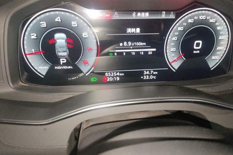 Used Audi A6L 2023 40 TFSI Luxury Prestige Edition Odometer Close Up