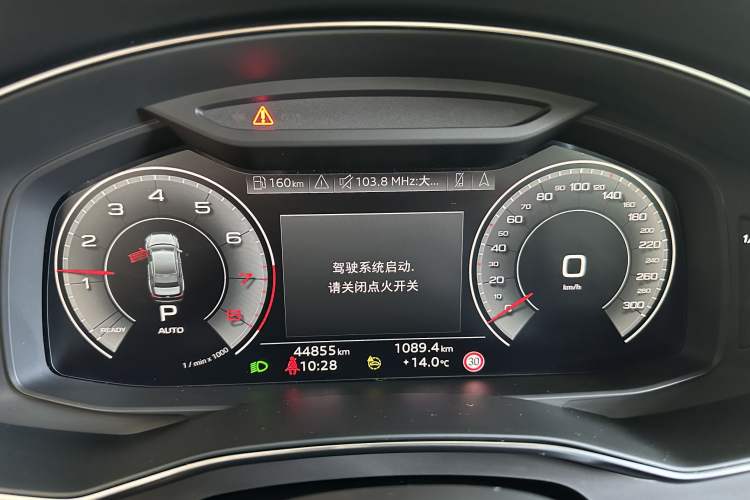 Used Audi A6L 2023 Revised 45 TFSI Prestige Dynamic Edition Odometer Close Up