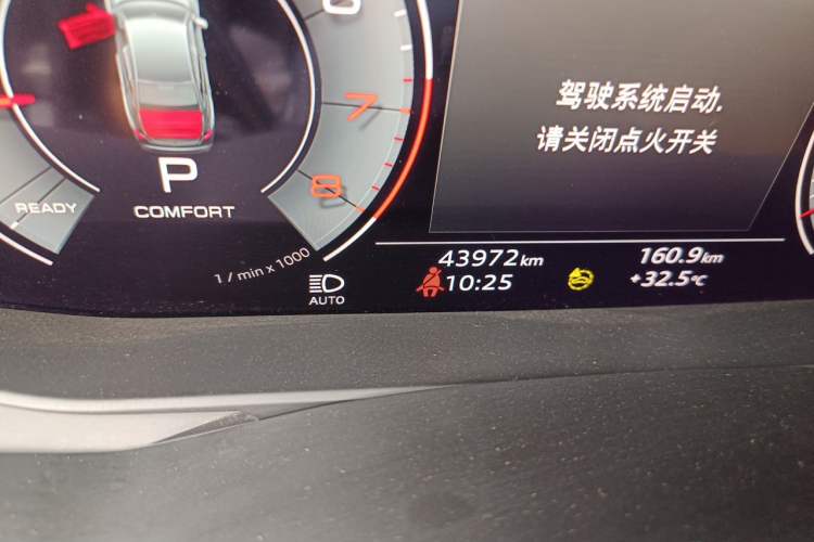 Used Audi A6L 2023 Updated 45 TFSI quattro Prestige Elegant Edition Odometer Close Up