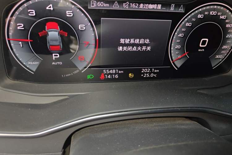 Used Audi A6L 2023 45 TFSI Prestige Dynamic Edition Odometer Close Up