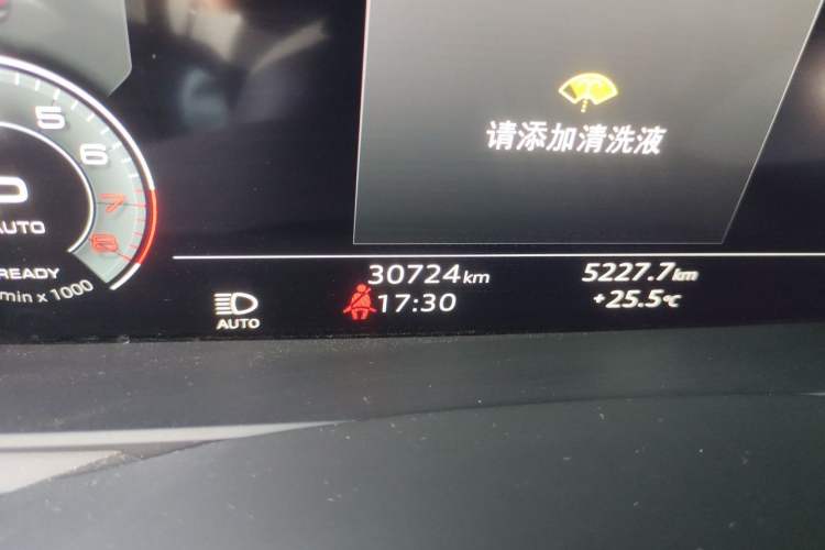 Used Audi A6L 2023 45 TFSI quattro Prestige Dynamic Edition Odometer Close Up