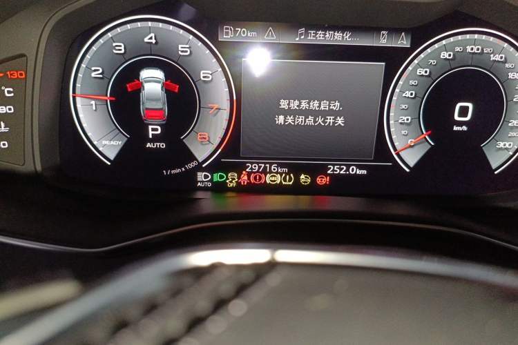 Used Audi A6L 2023 45 TFSI Prestige Dynamic Edition Odometer Close Up