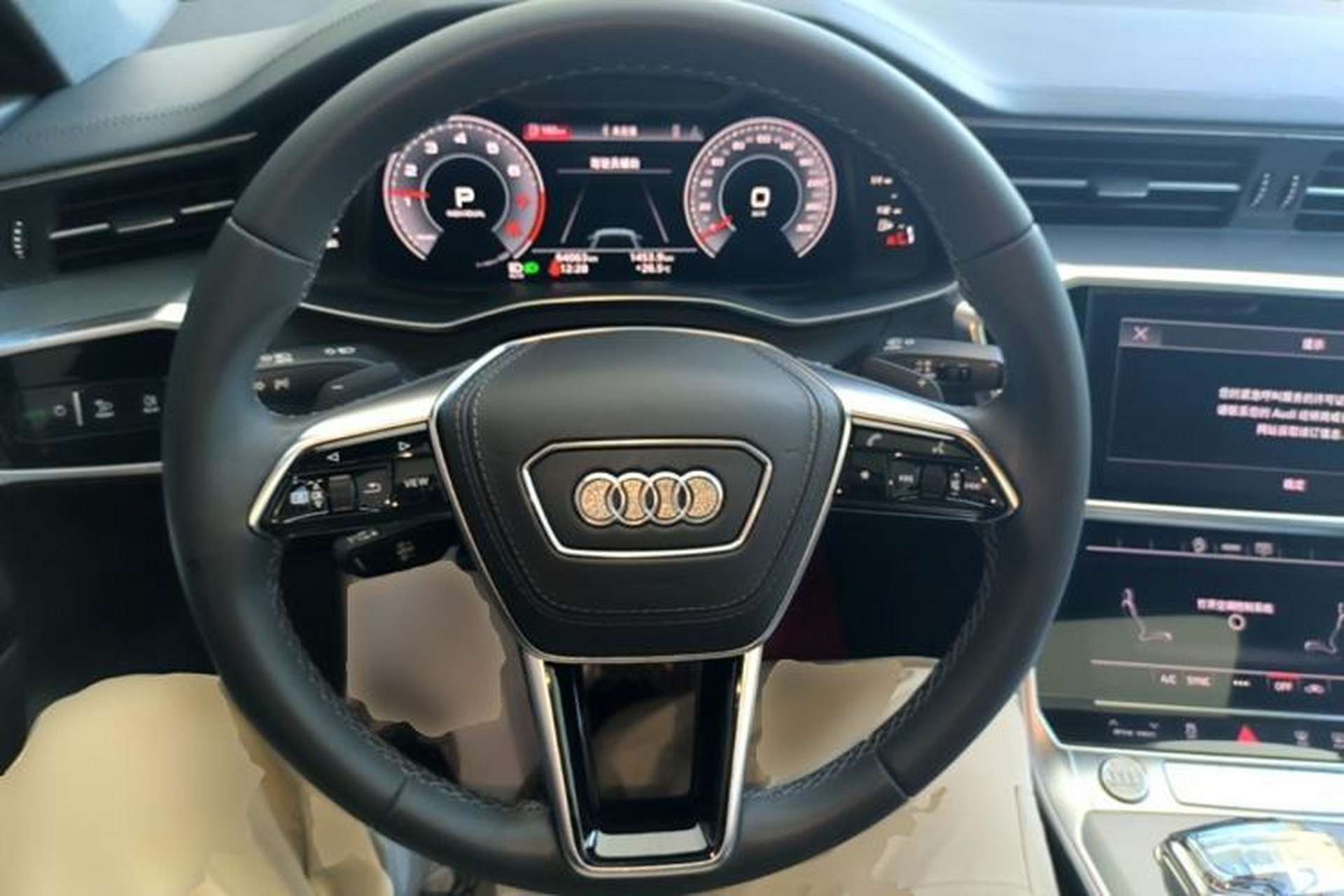 Used Audi A6L 2023 40 TFSI Luxury Dynamic Model Steering Wheel