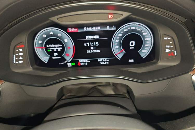 Used Audi A6L 2023 45 TFSI quattro Prestige Dynamic Edition Odometer Close Up